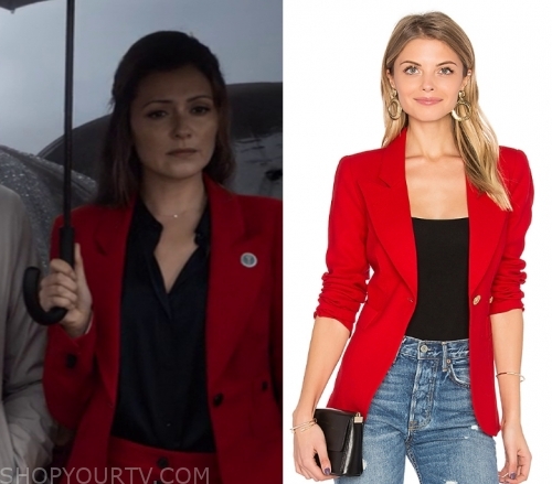 Designated Survivor: Season 3 Episode 2 Emily's Red Blazer | Shop Your TV