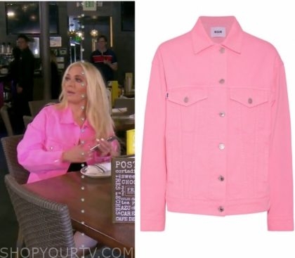 Pink Neon Denim Jacket 