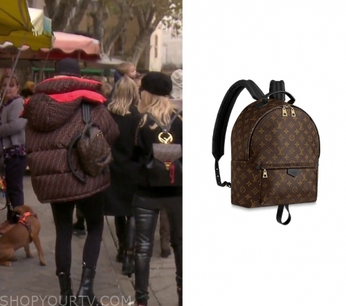 Louis Vuitton Palm Springs MM Backpack worn by Herself (Erika Jayne) in The  Real Housewives of Beverly Hills (S08E12)
