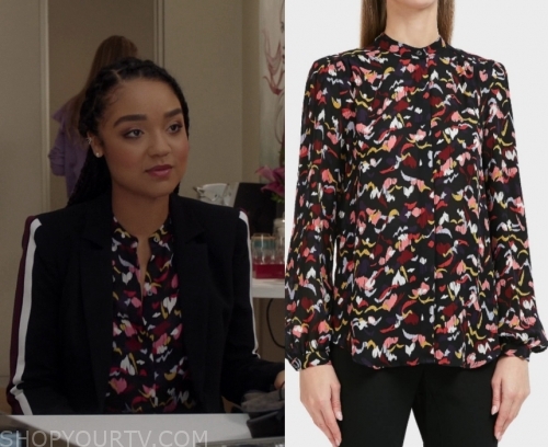 The Bold Type: Season 3 Episode 9 Kat's Floral Blouse | Shop Your TV