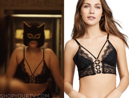 WornOnTV: Kat's black lace corset bra on Euphoria, Barbie Ferreira