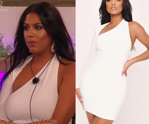 Love Island: Season 5 Episode 37 Anna's White Mini Dress | Shop Your TV