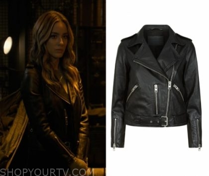 Agents Of S H I E L D Season 6 Episode 8 Daisy S Leather Jacket Shop Your Tv