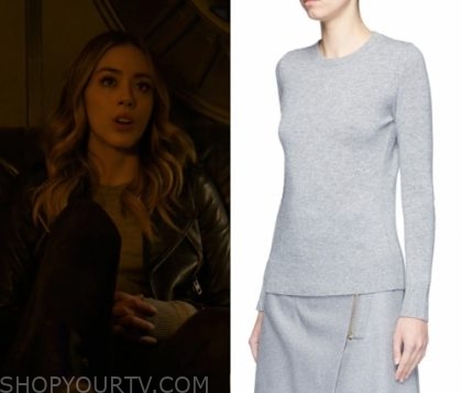 Agents Of S H I E L D Season 6 Episode 8 Daisy S Grey Sweater Shop Your Tv