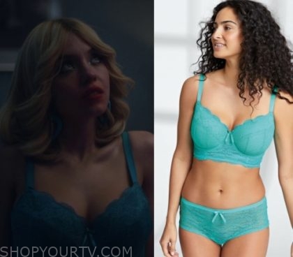 Euphoria: Season 1 Episode 6 Cassie's Blue Lace Bra