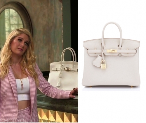 The Hills New Beginnings Season 1 Episode 4 Heidi S White Leather Bag