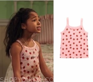 Family Reunion: Season 1 Episode 2 Ami's Pink Strawberry Top | Shop Your TV