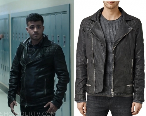 13 Reason Why: Season 3 Episode 4 Tony's Leather Jacket | Shop Your TV