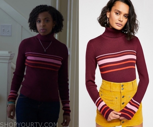 13 Reasons Why: Season 3 Episode 8 Ani's Ribbed Sweater | Shop Your TV