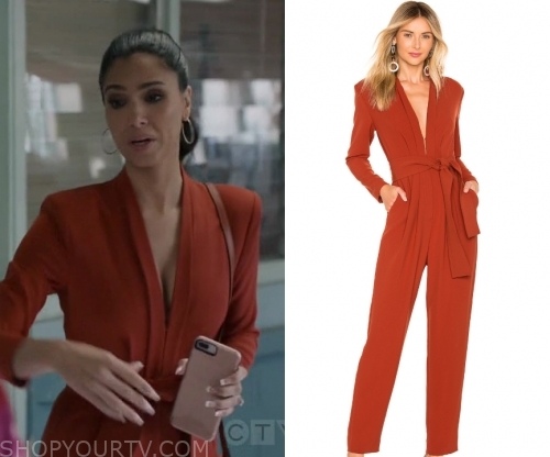 Grand Hotel: Season 1 Episode 10 Gigi's Orange Jumpsuit | Shop Your TV