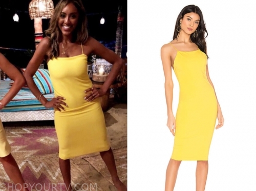 Bachelor in Paradise: Season 6 Episode 3 Tayshia Adams's Yellow Dress ...