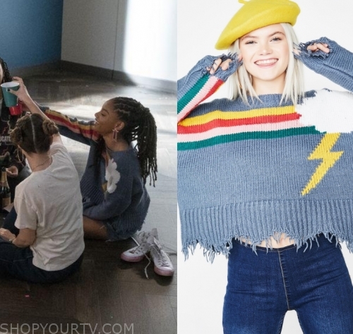 Wildfox rainbow deals storm sweater