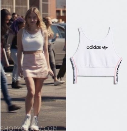 adidas ribbed crop top