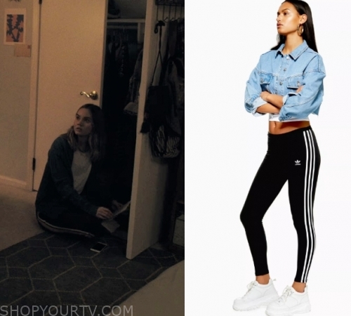 adidas sweatpants with jean jacket