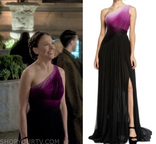 Younger: Season 6 Episode 7 Liza's One Shoulder Dress | Fashion ...