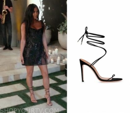 Season 17 Episode 2 Kim's Lace Up Heels 