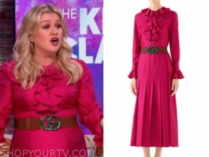 kelly clarkson gucci belt