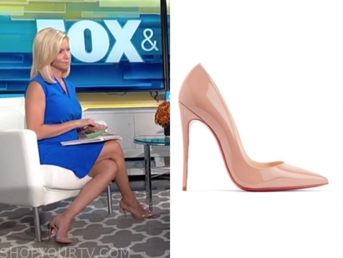 Fox and Friends: September 2019 Ainsley Earhardt's Nude Patent Leather  Heels | Shop Your TV