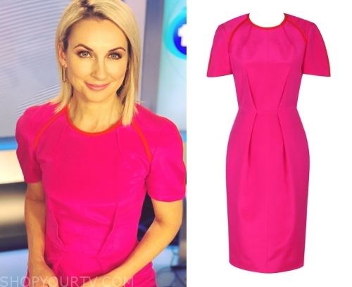 10 News First (AU): Queensland September 2019 Georgie's Pink Dress ...