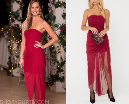 The Bachelor (AU): Season 7 Episode 13 Emma's Red Strapless Dress ...