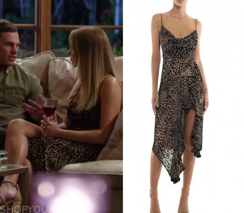 misha collection emilia leopard dress