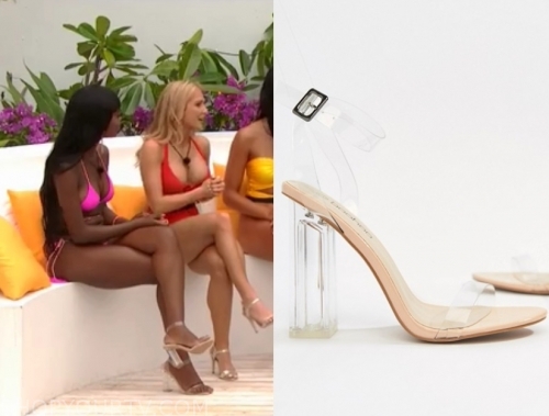 love island clear shoes