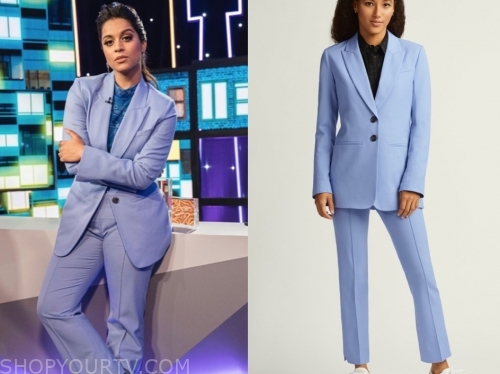 A Little Late with Lilly Singh: October 2019 Lilly Singh's Light Blue ...