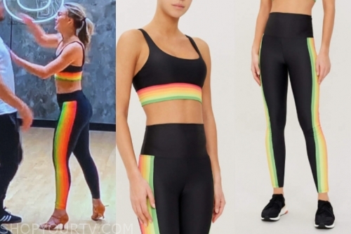 Buy Beach Riot Colorblock Legging In Black - Black & White At 29