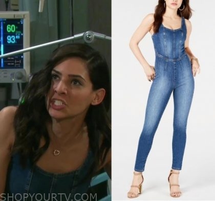 guess bria denim jumpsuit