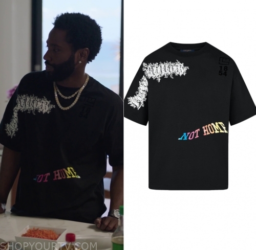 Ballers: Season 5 Episode 6 Ricky's Black/Blue LV Sweater