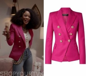 Empire: Season 6 Episode 4 Tiana's Pink Blazer | Shop Your TV