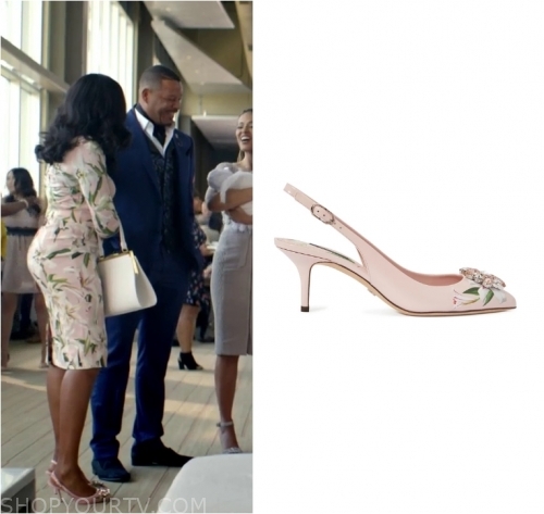 Empire: Season 6 Episode 4 Cookie's Floral Slingback Pumps | Shop