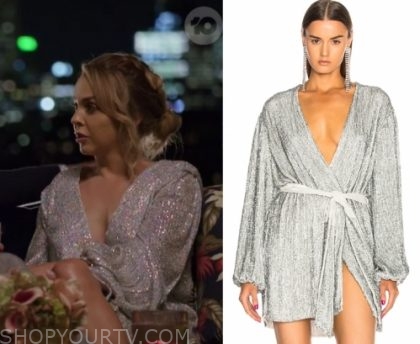 sequin wrap dress australia