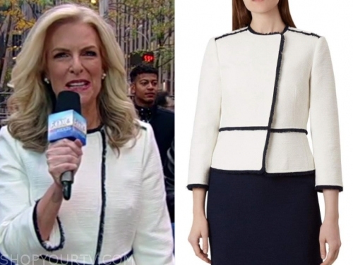 Fox and Friends: November 2019 Janice Dean's Ivory Contrast Trim Tweed ...