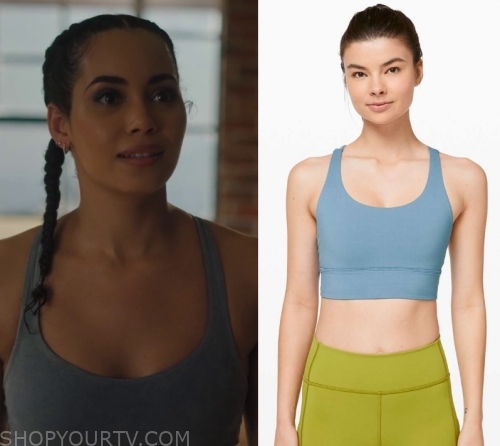 Charmed: Season 2 Episode 7 Macy's Blue Sports Bra