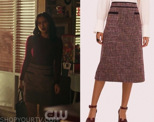 Riverdale: Season 4 Episode 5 Veronica's Tweed Skirt | Shop Your TV