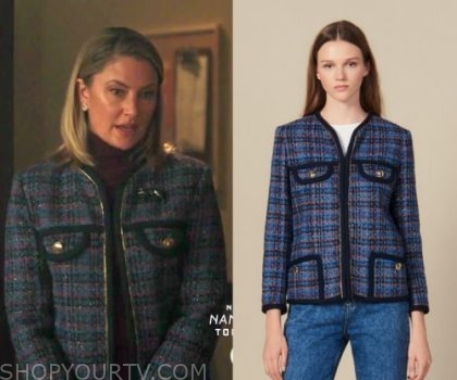 Riverdale Season 4 Episode 8 Alice S Tweed Checked Jacket Shop