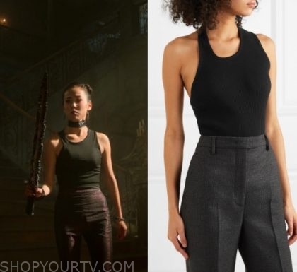 Marvel S Runaways Season 3 Episode 4 Nico S Black Tank Top Shop Your Tv