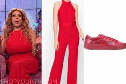 The Wendy Williams Show: December 2019 Wendy Williams's Red Halter ...