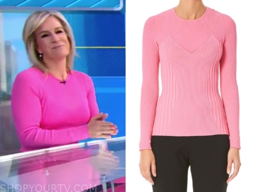 Good Morning America: December 2019 Dr. Jennifer Ashton's Pink Ribbed ...