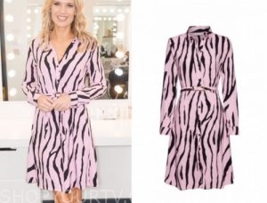 pink zebra dress