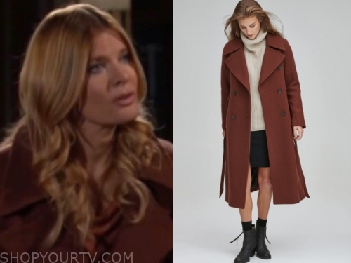 The Young and the Restless: December 2019 Phyllis's Brown Coat | Shop ...