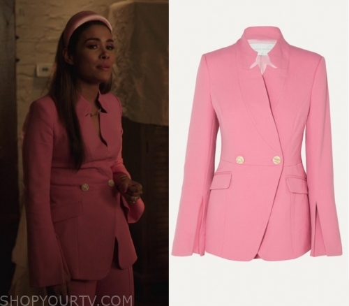 Dynasty: Season 3 Episode 8 Cristal's Pink Blazer | Shop Your TV