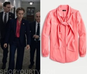 madam secretary tie blouse