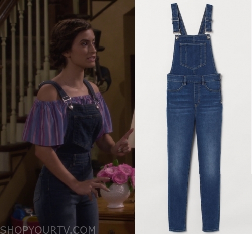 Fuller House Season 5 Episode 3 Ramona S Dark Denim Overalls Shop Your Tv