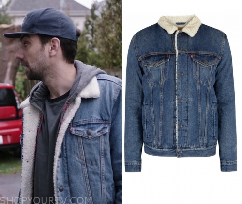 reverie denim sherpa jacket