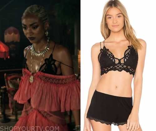 Tati Gabrielle of The Chilling Adventures of Sabrina Wore Two