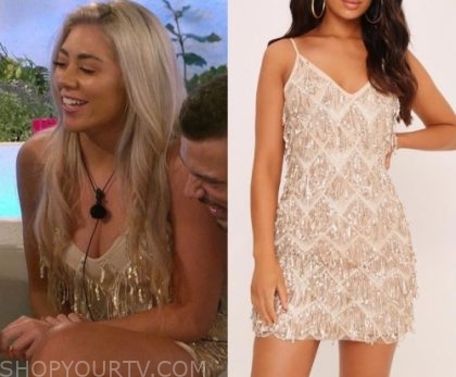 Love Island UK Season 6 Episode 10 Paige s Embellished Mini Dress