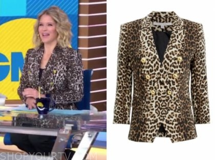 Good Morning America: January 2020 Sara Haines's Leopard Double ...