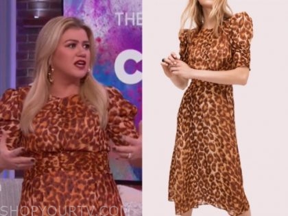 The Kelly Clarkson Show: January 2020 Kelly Clarkson's Orange Leopard